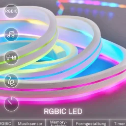 RGBIC-LED-Streifen 5 m 8 W