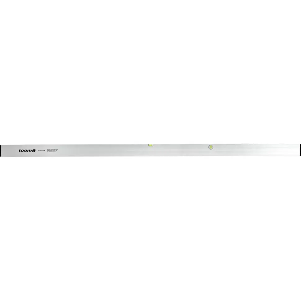 Richtlatte mit zwei Libellen Aluminium 2 m