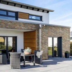 Riemchen 'Mont Blanc' Beton ruggine