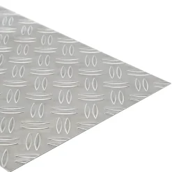 Riffelblech Aluminium 50 x 25 cm