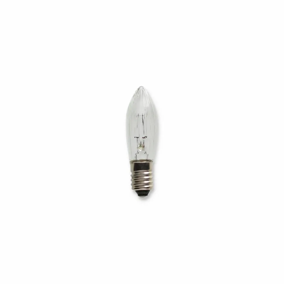 Riffelkerzen E10 3 W 23 V 3 Stück