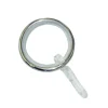 Ringe für Gardinenstange 'Sol' 10er-Pack, Edelstahl-Optik
