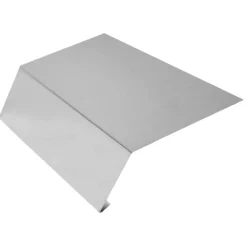 Rinneneinhang ohne Wasserfalz silbern 100 x 12,5 cm
