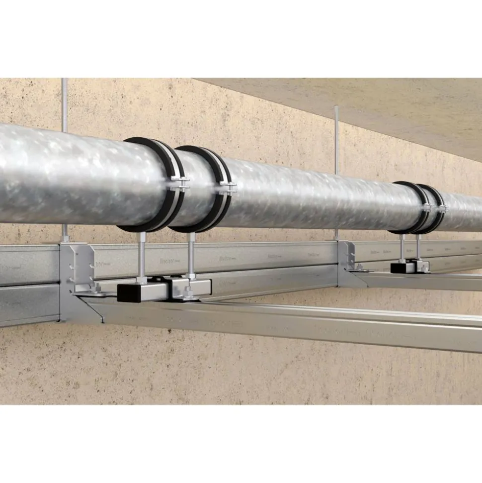 Rohrschelle 'FRS PLUS' 4" Anschlussmutter mit Kombigewinde M8/M10