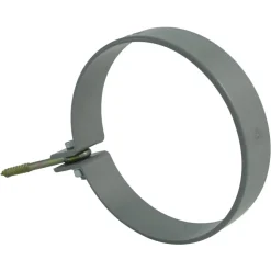Rohrschellen mit Ringschrauben grau RG 50 2 Stück
