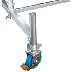 Rollgerüst-Fahrrolle höhenverstellbar Ø 15 cm
