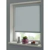 Rollo 'EasyFix' rauchblau 120 x 150 cm