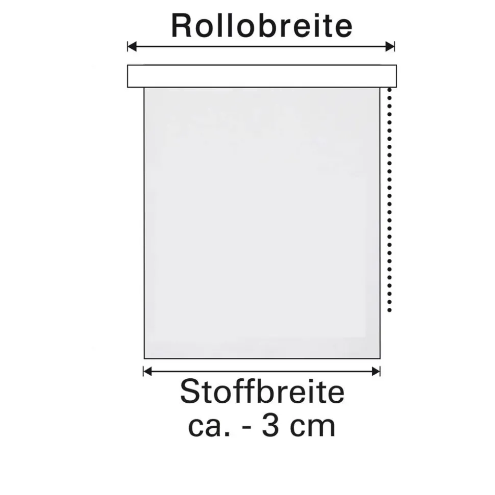 Rollo 'EasyFix' steingrau 90 x 210 cm