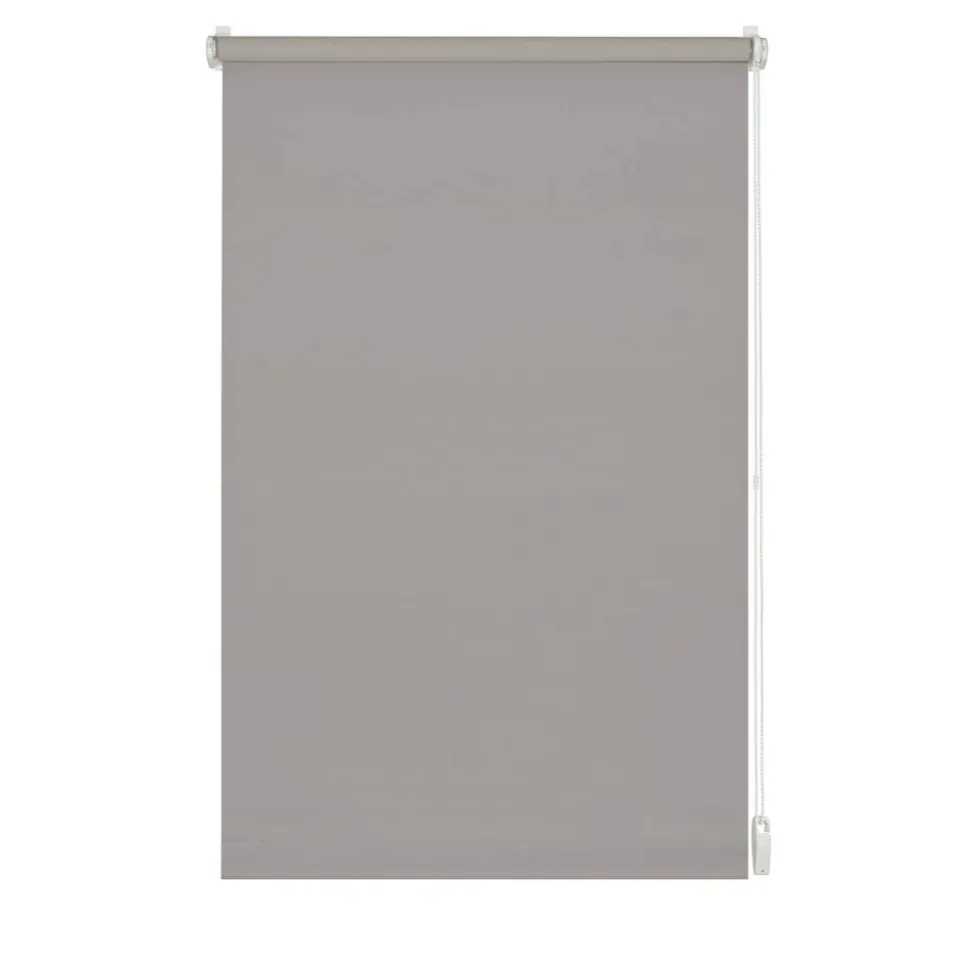 Rollo 'EasyFix' steingrau 90 x 210 cm