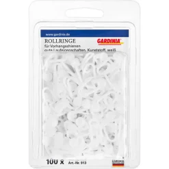 Rollringe für Vorhangschienen 100 Stück