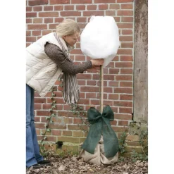 Rosenhaube beige 75 x 80 cm, 3 er Set