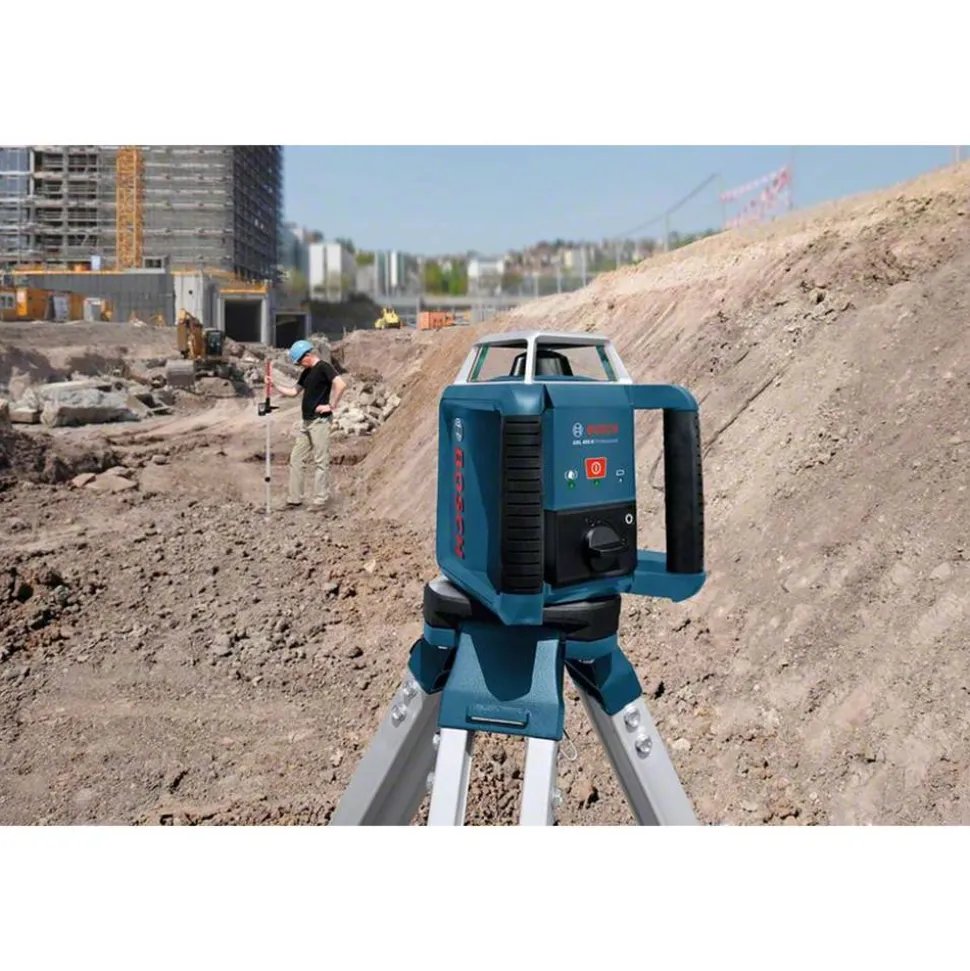 Rotationslaser 'Professional GRL 400 H' mit Laser-Empfänger, Akku und Ladegerät