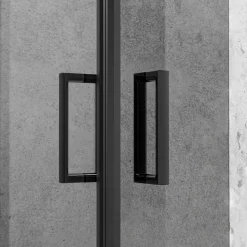 Runddusche 'Paola' schwarz 90 x 190 x 90 cm