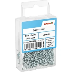 Rundkopfstifte verzinkt Ø 0,1 x 1,1 cm