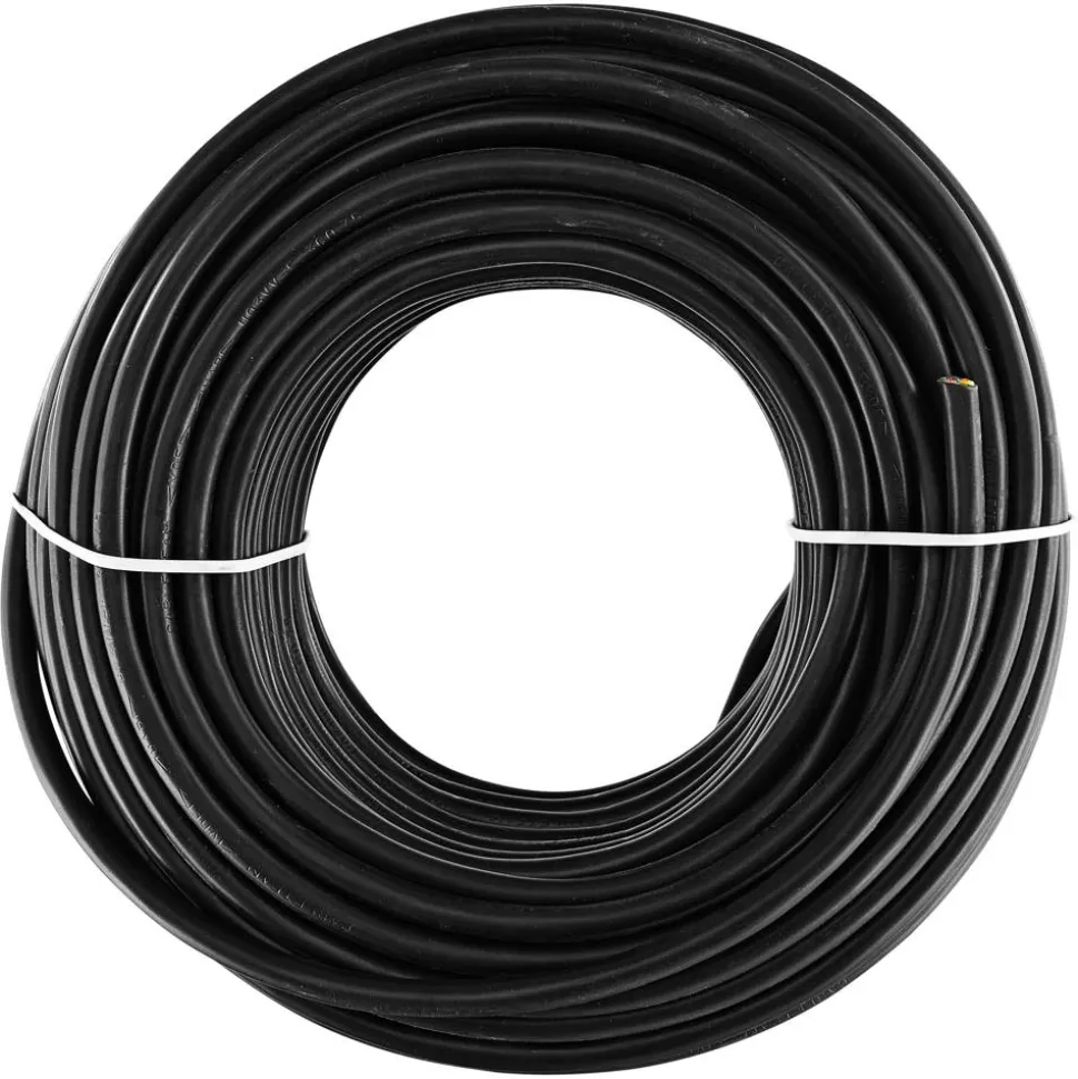 Rundlitze HO3VV-F 0,75 mm² schwarz 3-adrig 25 m
