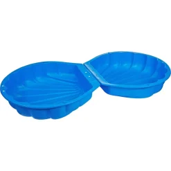 Sand- und Wassermuschel blau 87 x 87 x 20 cm