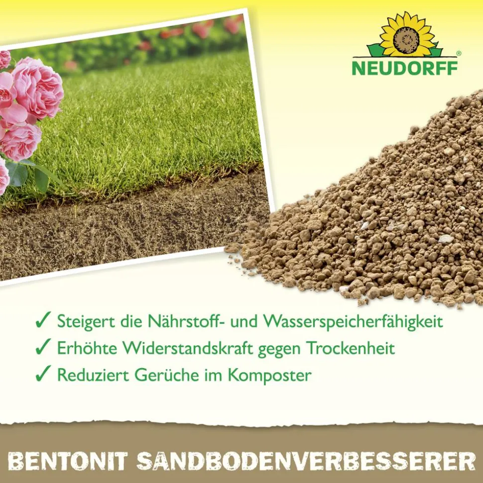 Sandboden-Verbesserer 'Bentonit' 10 kg