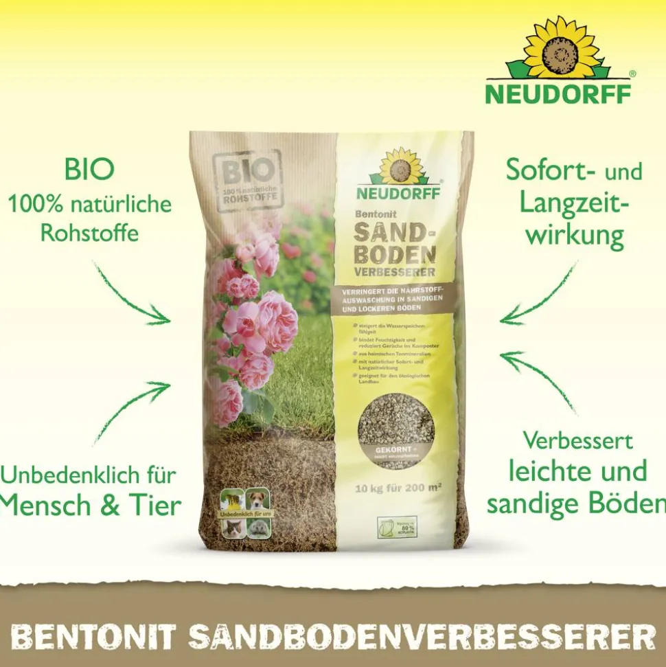 Sandboden-Verbesserer 'Bentonit' 10 kg