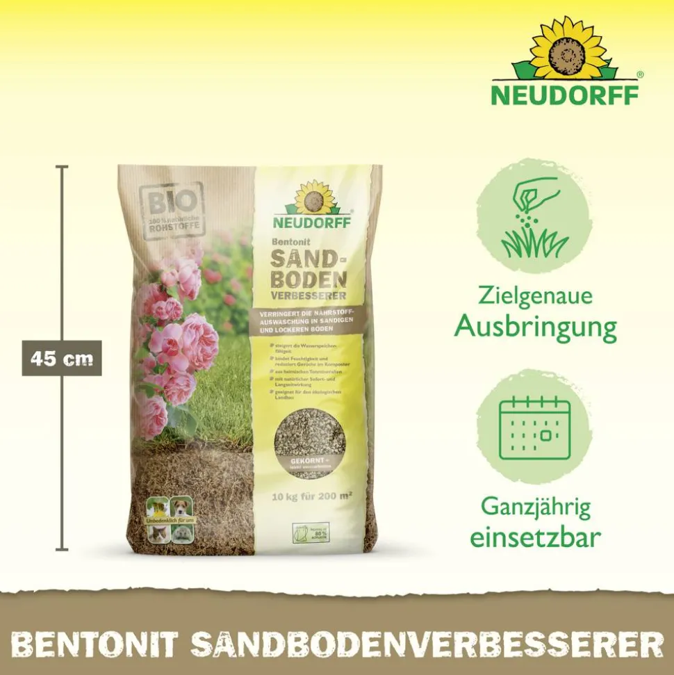 Sandboden-Verbesserer 'Bentonit' 10 kg