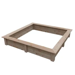 Sandkasten Douglasie naturfarben 150 x 24 x 150 cm
