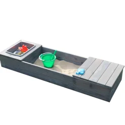 Sandkasten 'Platzspatz' grau 150 x 45 x 19 cm