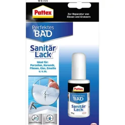 Sanitärlack 'Perfektes Bad' weiß 50 g