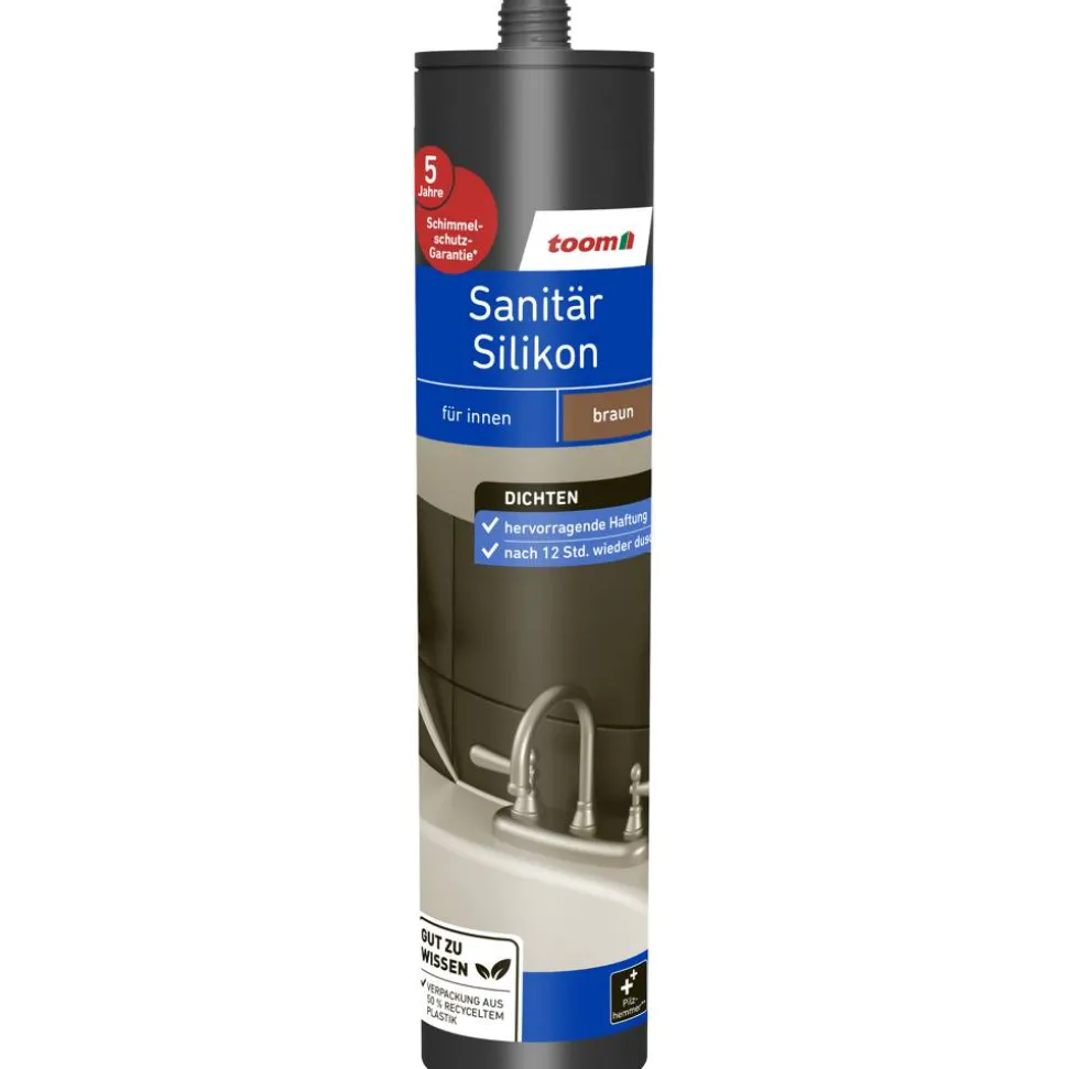 Sanitärsilikon braun 310 ml