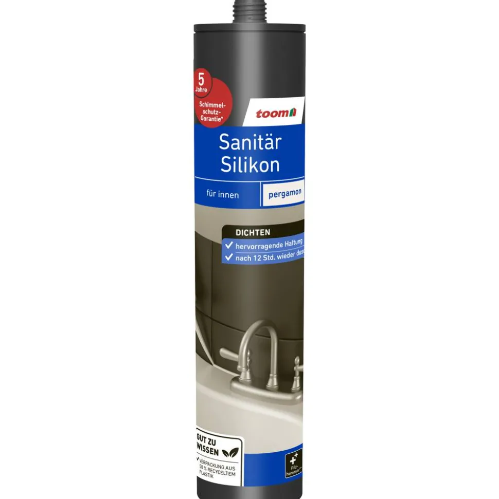 Sanitärsilikon pergamonfarben 310 ml