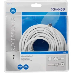 SAT-Anschlusskabel F-Stecker 90 dB 10 m