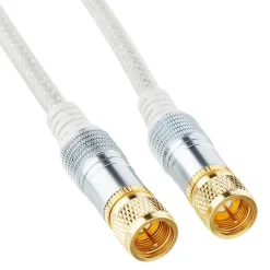 SAT-Anschlusskabel silbern 110 dB 1,5 m