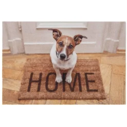 Sauberlaufmatte 'Deco Print' 40 x 60 cm Hund Home braun