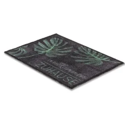 Sauberlaufmatte 'Felicido Monstera Zuhause' 50 x 70 cm