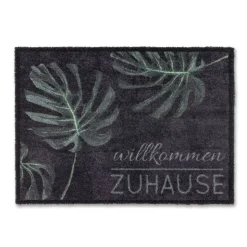 Sauberlaufmatte 'Felicido Monstera Zuhause' 50 x 70 cm