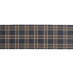 Sauberlaufmatte 'Miabella' 50 x 150 cm Karos grau