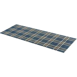 Sauberlaufmatte 'Miabella' 50 x 150 cm Karos grau