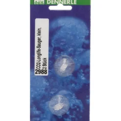 Saugnäpfe "CO2-Longlife" transparent klein 2 Stück