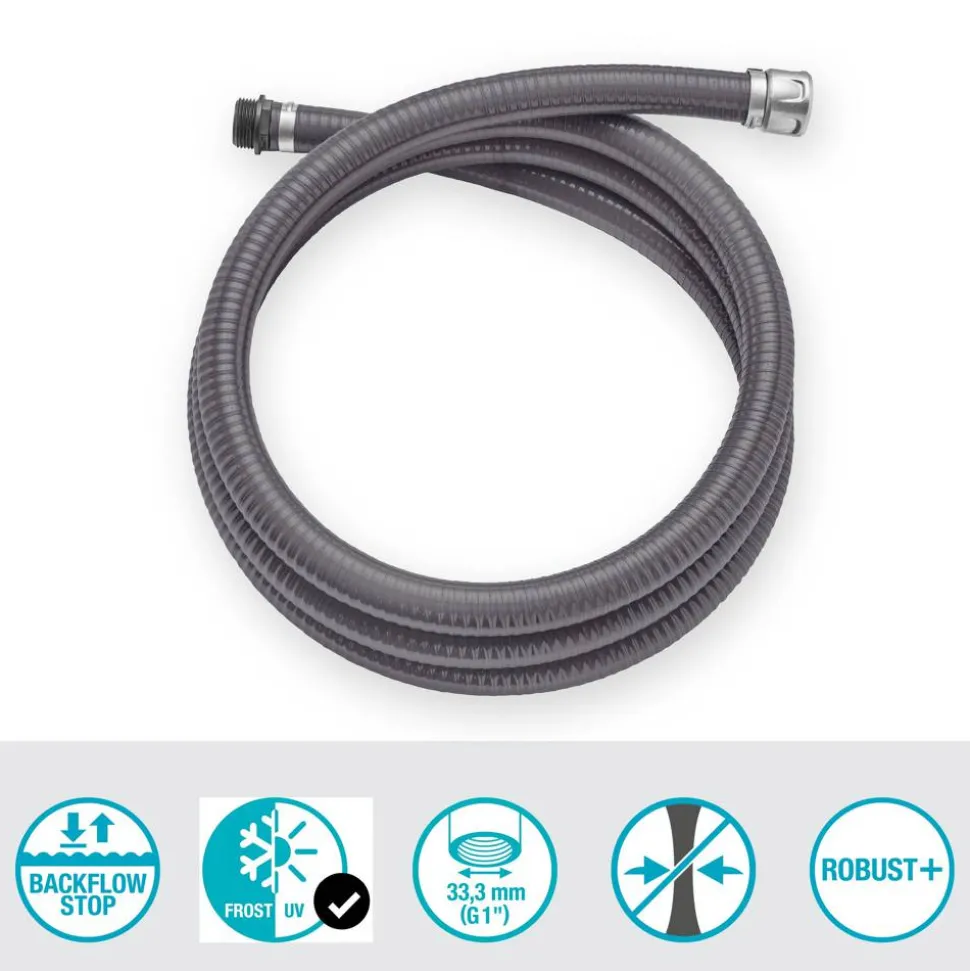 Saugschlauch Ø 25 mm (1") 4 m Verlängerung für Sauggarnitur
