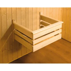 Saunahaus 'Kurikka' mit Sauna Varberg 3 und 7,5 kW OS-Ofenset, Steuerung 298 x 298 x 315 cm