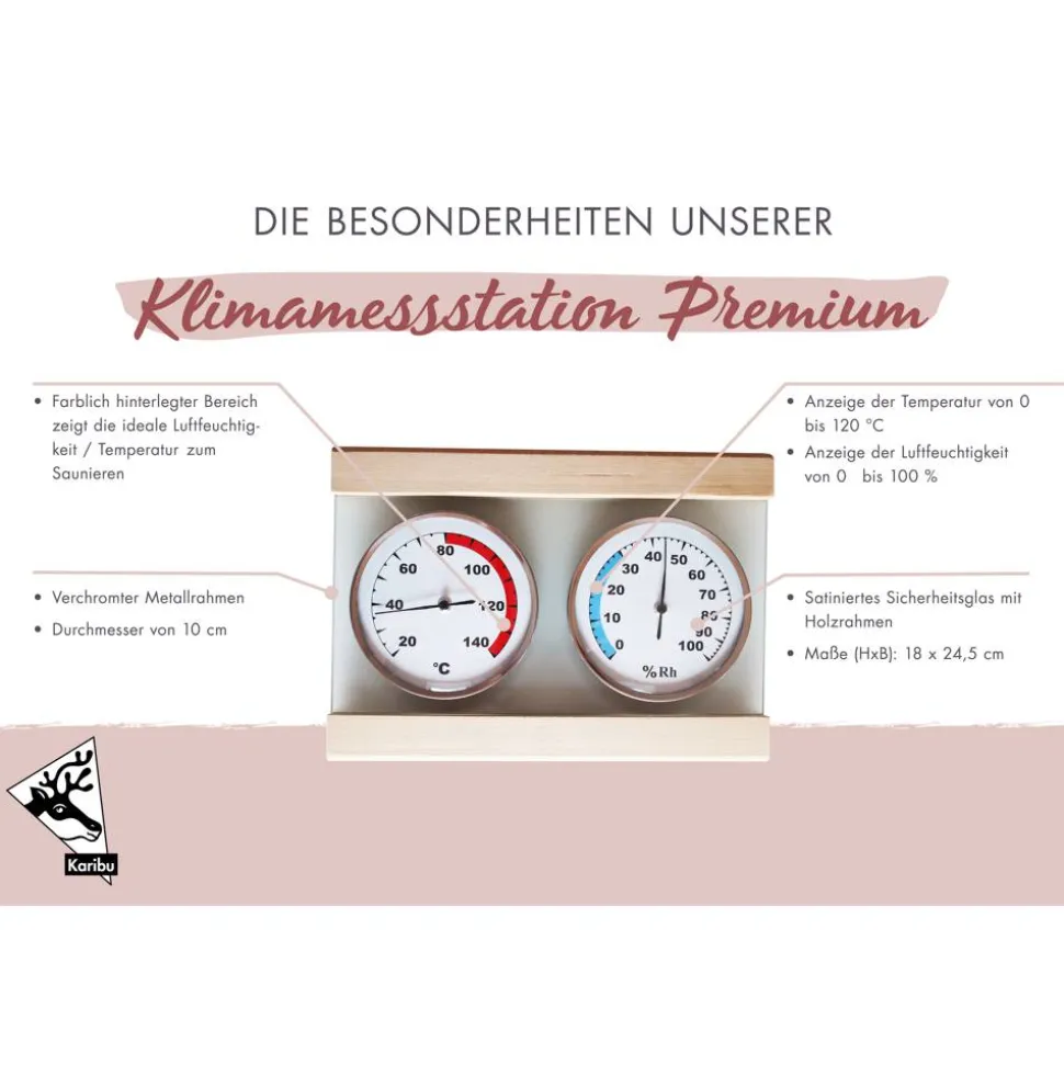 Sauna-Klimamessstation 'Premium'