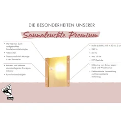 Saunaleuchte 'Premium'