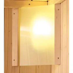 Saunaleuchte 'Premium' Plug and Play IP54, E27, steckerfertige Verbindung zum Steuergerät