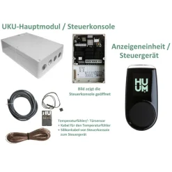 Saunaofen-Set mit Außensteuerung 9 kW und WiFi-Steuerung