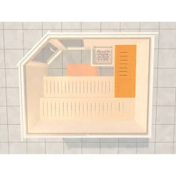 Sauna-Querliege 107 x 50 cm
