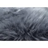 Schaf-Fell dunkelgrau 85 x 60 cm