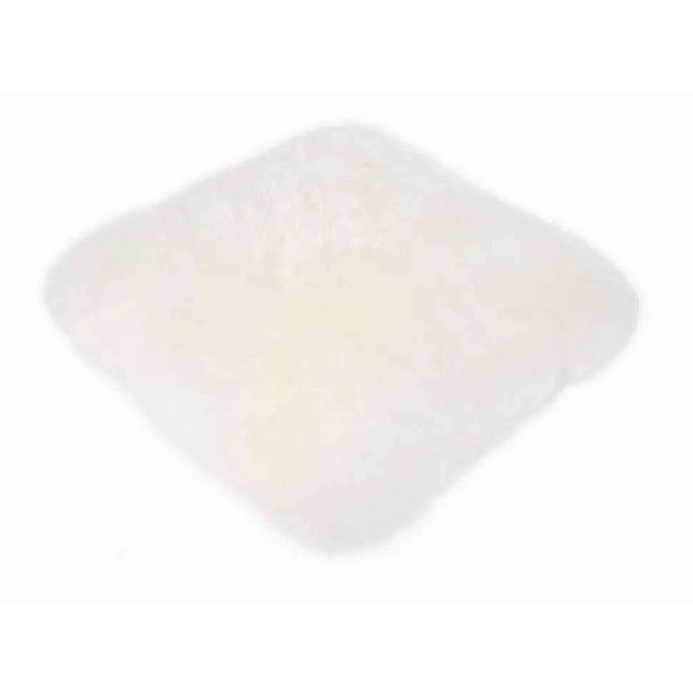 Schaffellkissen weiß 35 x 35 cm