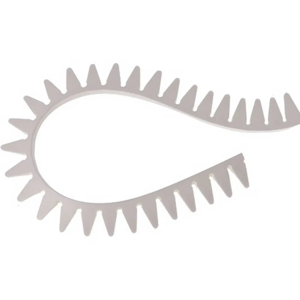 Schallschutzstreifen Silikon weiß 100 cm