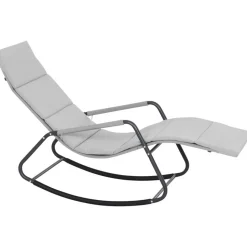 Schaukelliege 'Aliano' grau 57 x 84 x 143 cm
