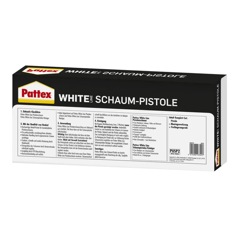 Schaumpistole 'White Line' schwarz