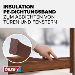 Schaumstoffdichtung Standard 'Insulation' braun 0,4 x 0,9 x 600 cm
