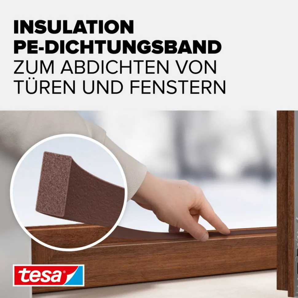 Schaumstoffdichtung Standard 'Insulation' braun 0,4 x 0,9 x 600 cm